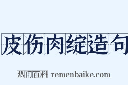 皮伤肉绽造句是什么意思的图片